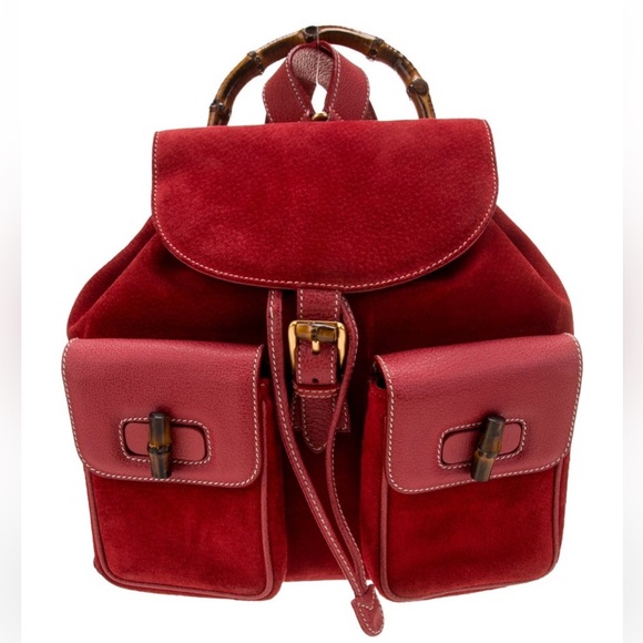 Gucci Suede Backpack
